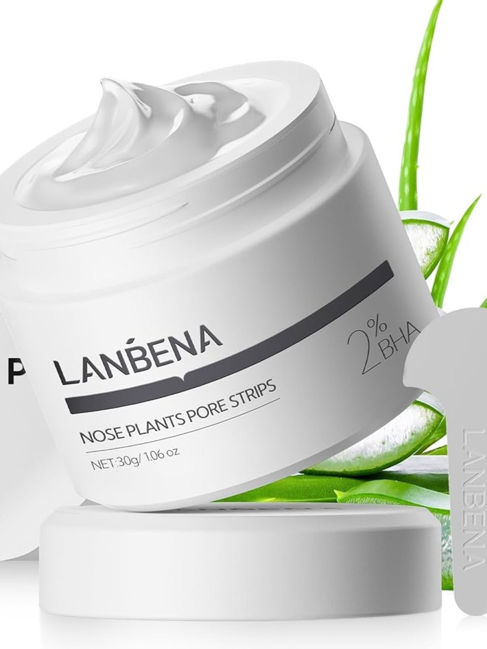 LANBENA Blackhead Remover Strips with 2% Salicylic Acid, NWB in plastic